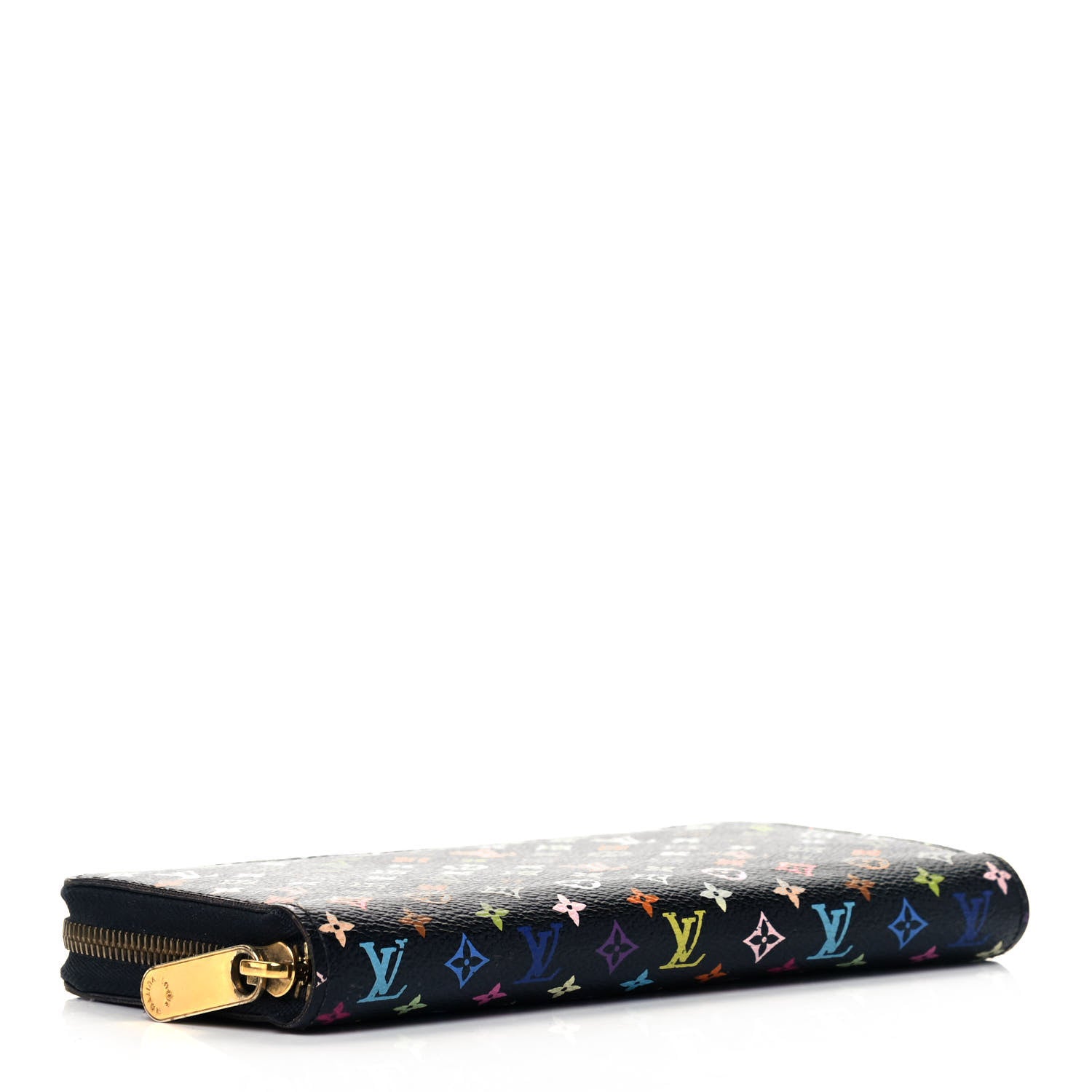 Louis Vuitton Monogram Multicolor Zippy Wallet Black Grenade 4 of 7