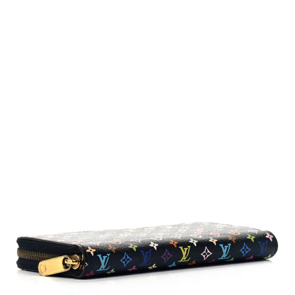 Louis Vuitton Monogram Multicolor Zippy Wallet Black Grenade 4 of 7