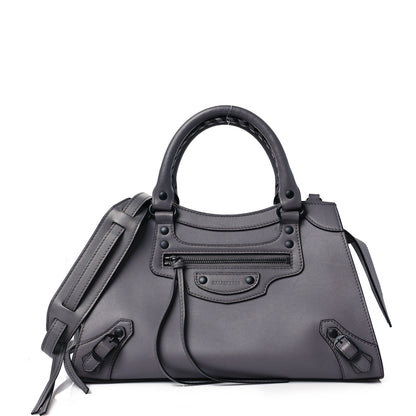 Balenciaga Smooth Calfskin Neo Classic Black Hardware S City Dark Grey 1 of 5