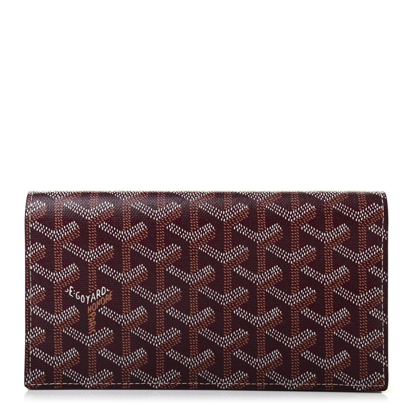 Goyardine Richelieu Wallet Burgundy