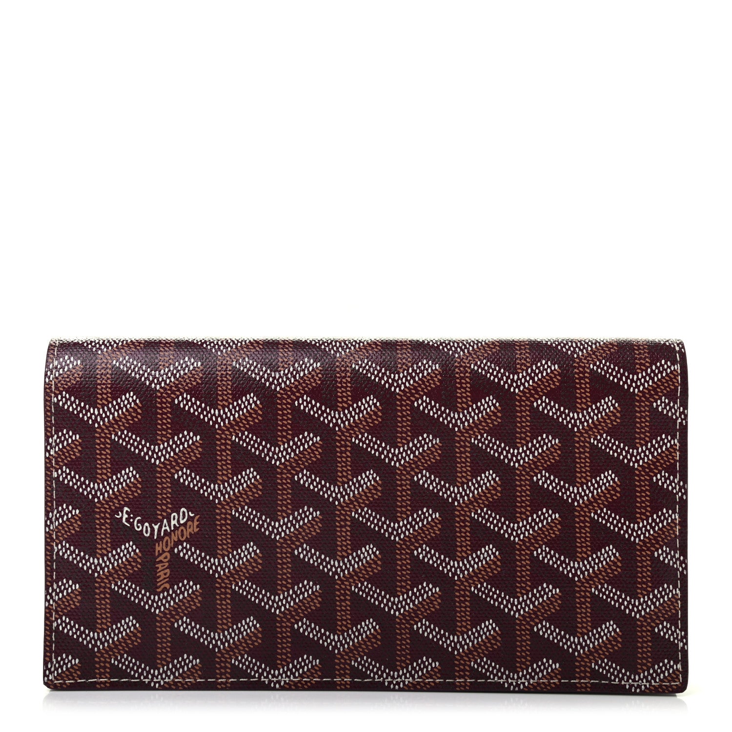 Goyard Goyardine Richelieu Wallet Burgundy 1 of 8