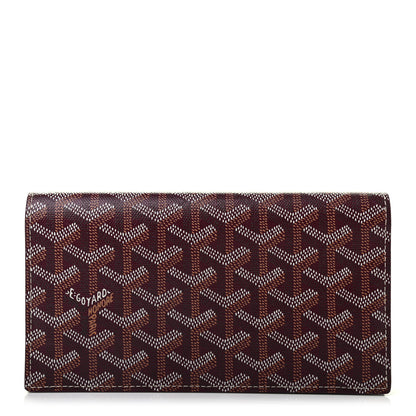 Goyard Goyardine Richelieu Wallet Burgundy 1 of 8