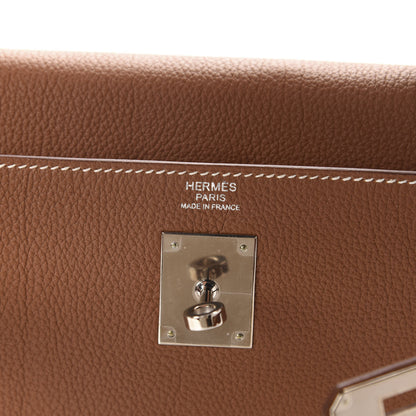 Hermes Togo Kelly Retourne 32 Gold 8 of 11