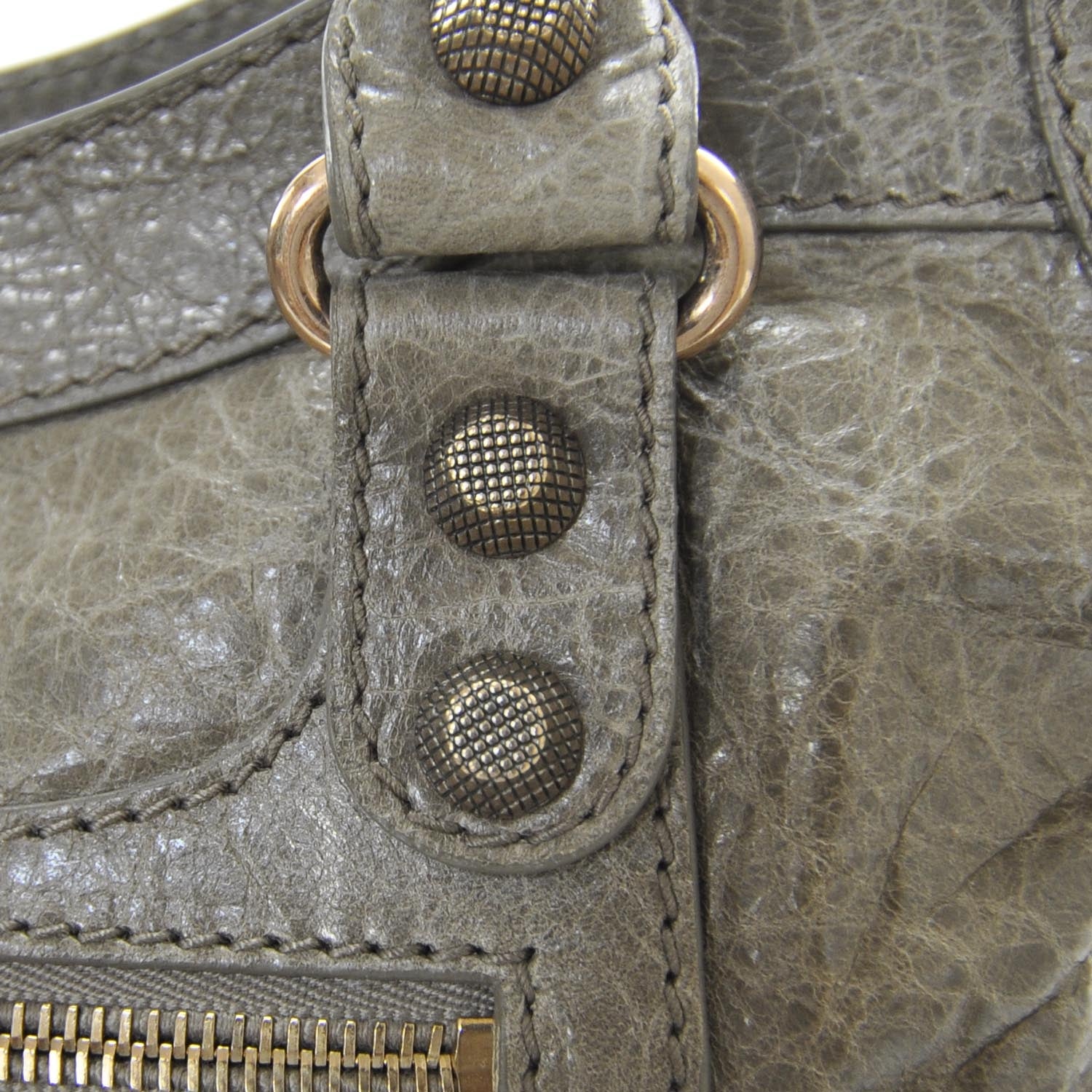 Balenciaga Agneau Giant 12 Rose Gold Hardware City Gris Poivre 6 of 10