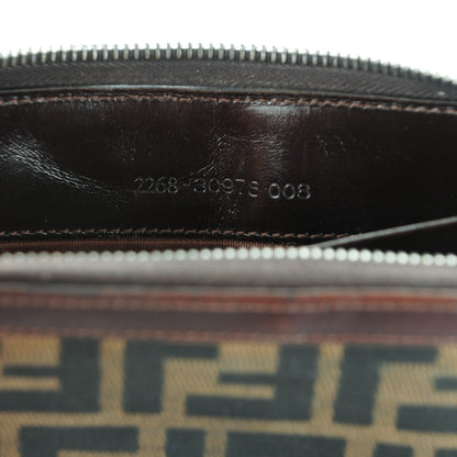 Fendi Zucca Zip Around Wallet Tobacco 7 of 7