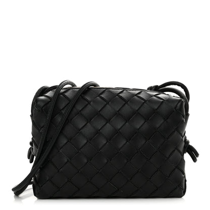 Bottega Veneta Nappa Intrecciato Mini Loop Camera Bag Black 1 of 9