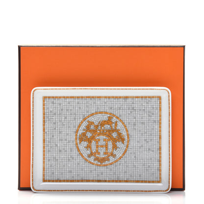 Hermes Porcelain Mosaique au 24 Sushi Plate 6 of 6