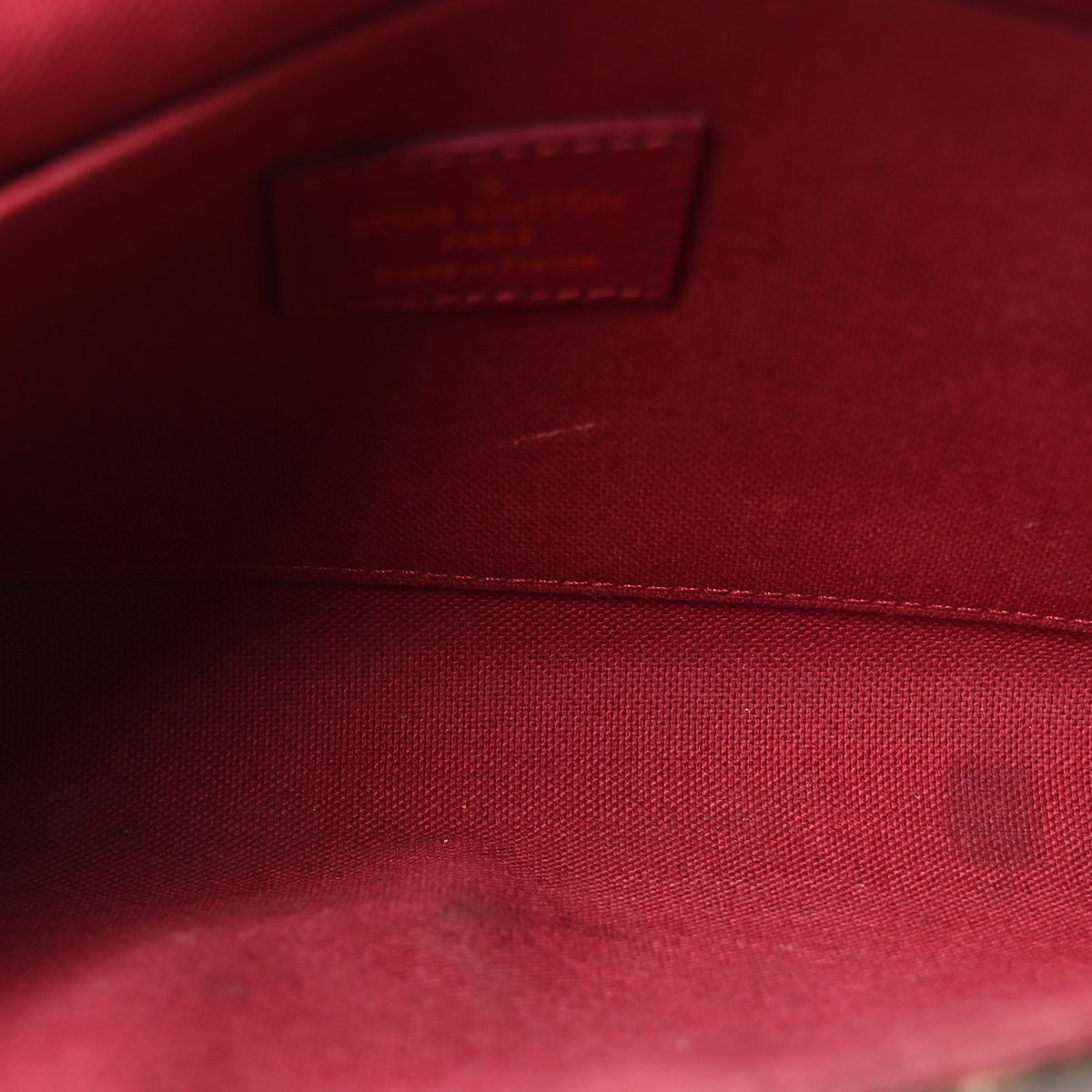 Monogram Pochette Felicie Chain Wallet Fuchsia
