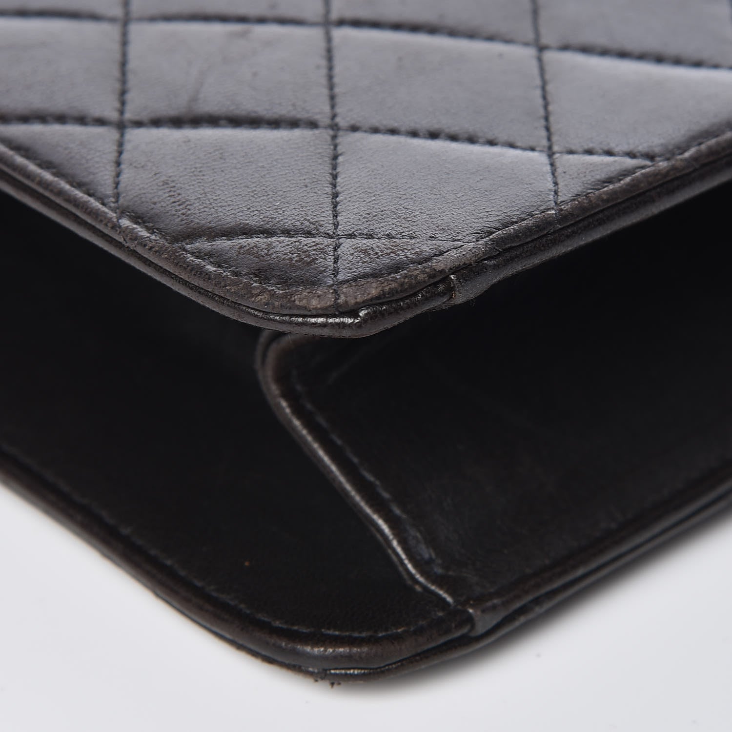 Chanel Lambskin Quilted Medium Single Flap Black 15 of 16