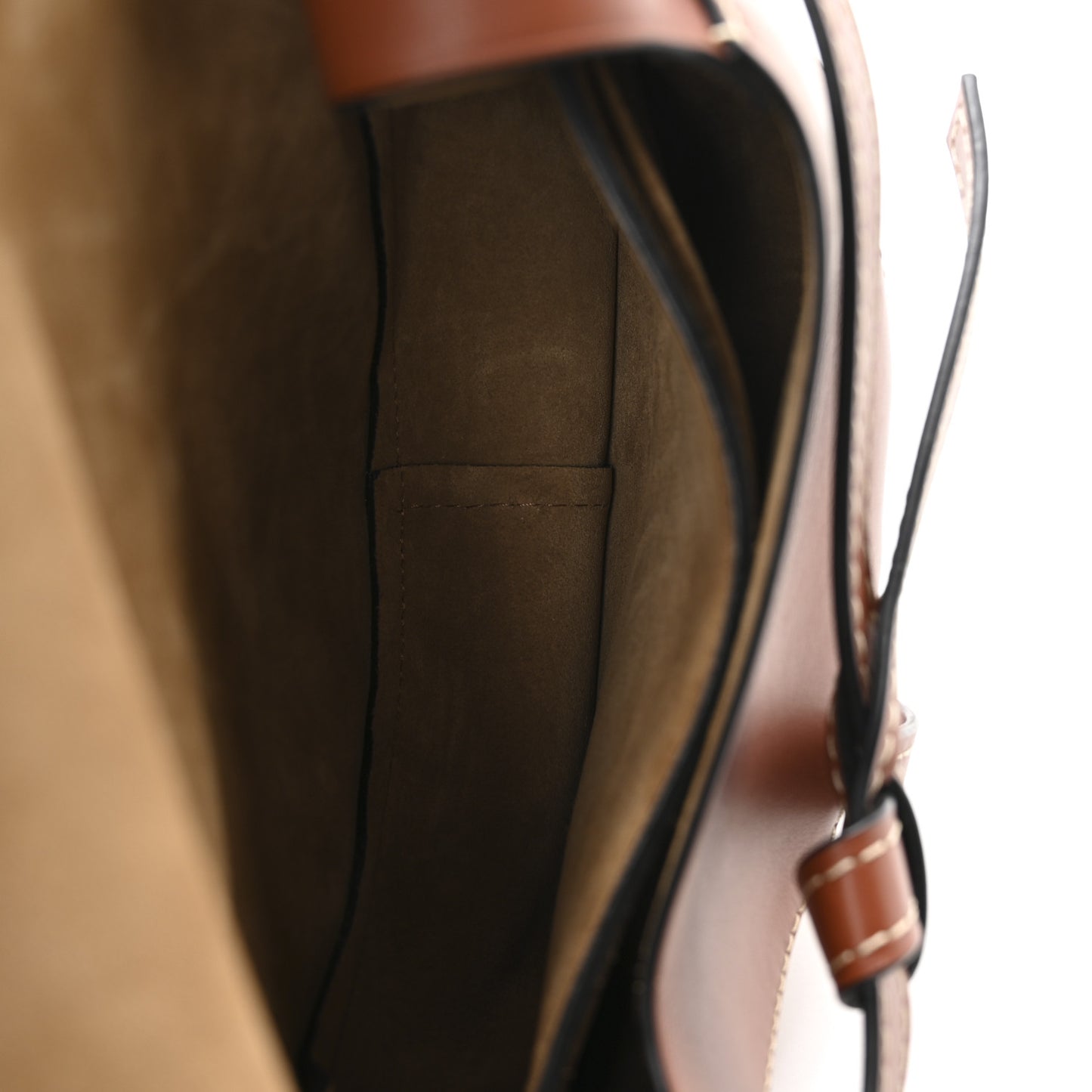 Calfskin Small Gate Crossbody Bag Rust