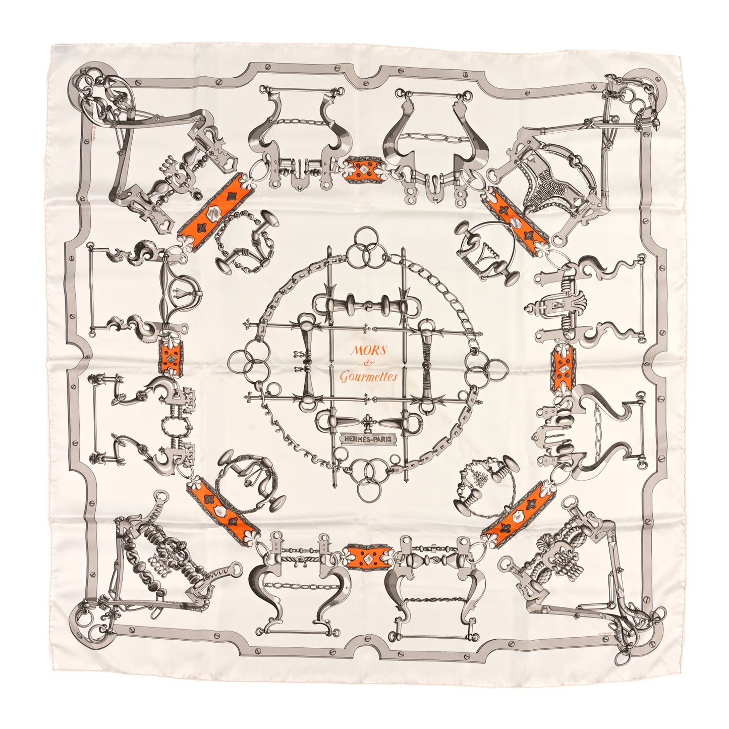 Silk Mors et Gourmettes Remix Scarf 90