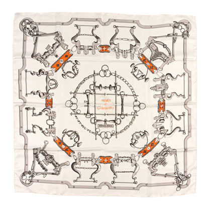 Hermes Silk Mors et Gourmettes Remix Scarf 90 1 of 3
