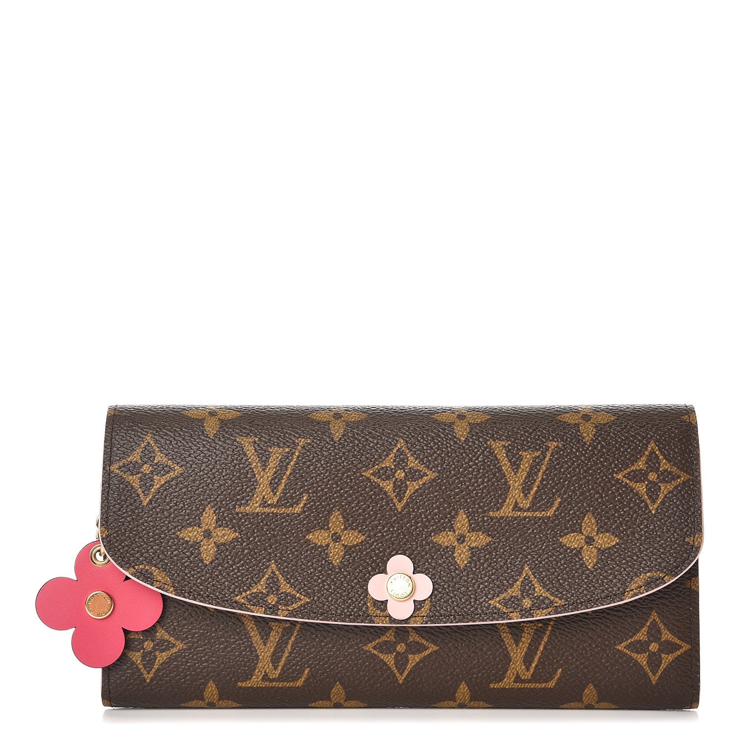 Louis Vuitton Monogram Bloom Flower Emilie Wallet 1 of 7