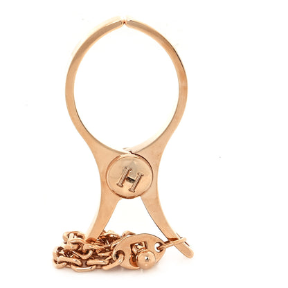 Hermes Permabrass Filou Glove Clip Rose Gold 1 of 5