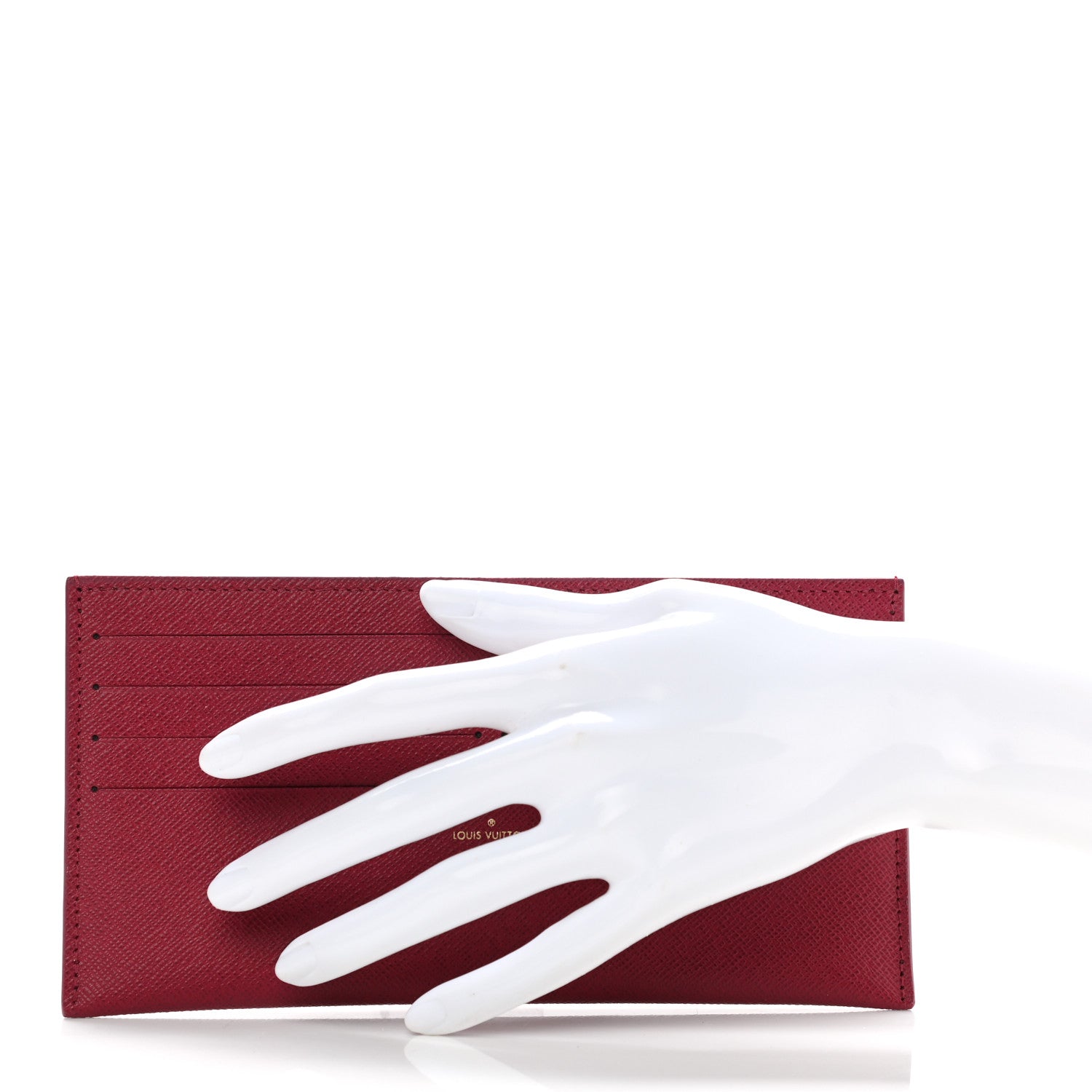 Louis Vuitton Calfskin Felicie Card Holder Insert Fuchsia 2 of 6