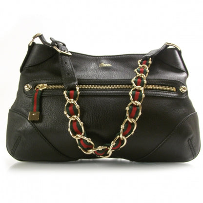 Gucci Leather Capri Shoulder Bag Black 1 of 10