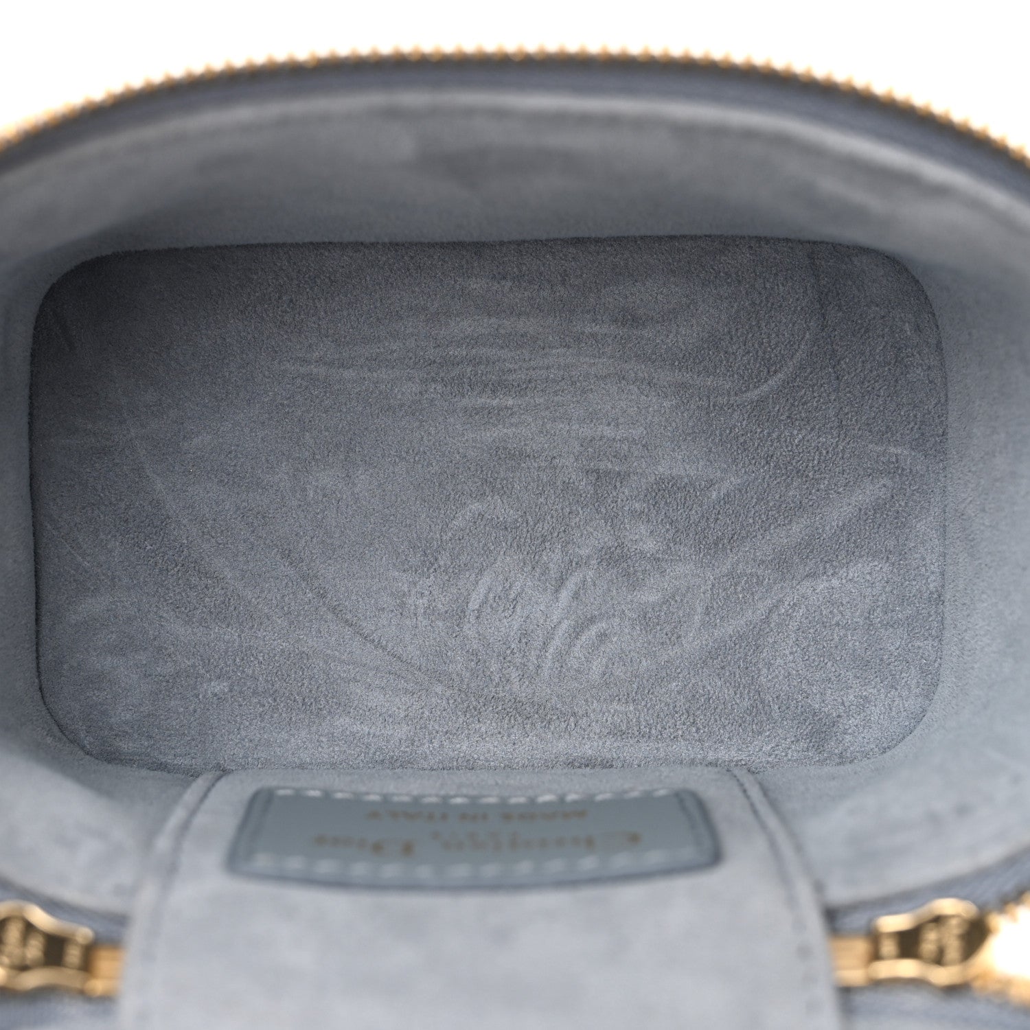 Christian Dior Lambskin Cannage Micro Lady Dior Vanity Case Cloud Blue 5 of 10