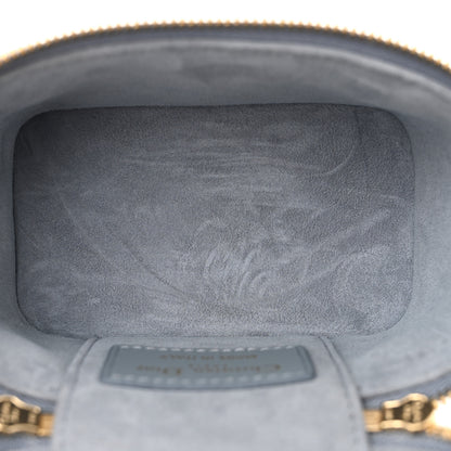 Christian Dior Lambskin Cannage Micro Lady Dior Vanity Case Cloud Blue 5 of 10