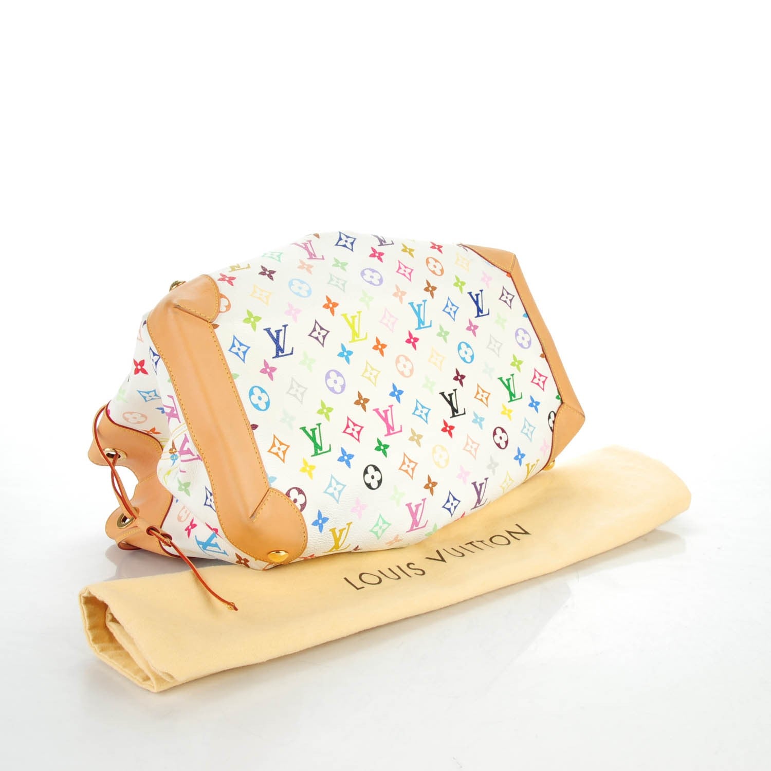 Louis Vuitton Monogram Multicolor Ursula White 4 of 8