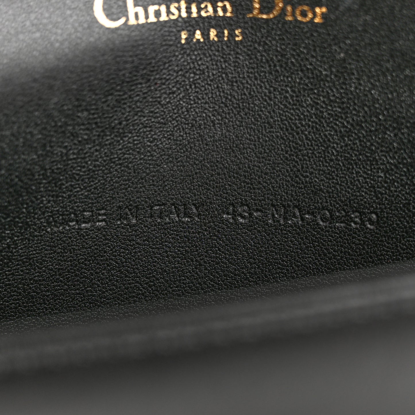 Lambskin Cannage Lady Dior Pouch Black