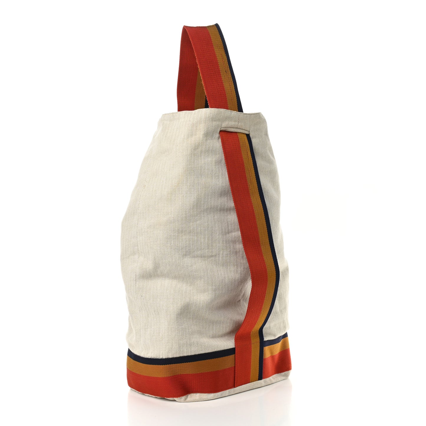 Cotton Canvas Bucket Tote Bag