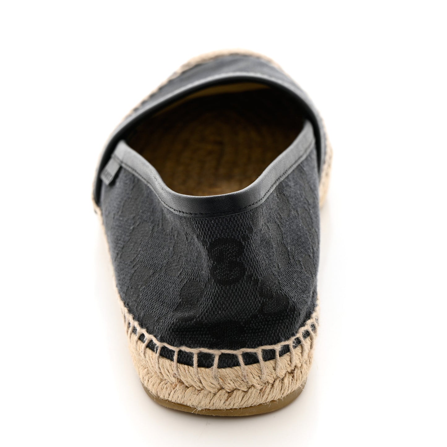 Monogram Espadrilles 37 Black