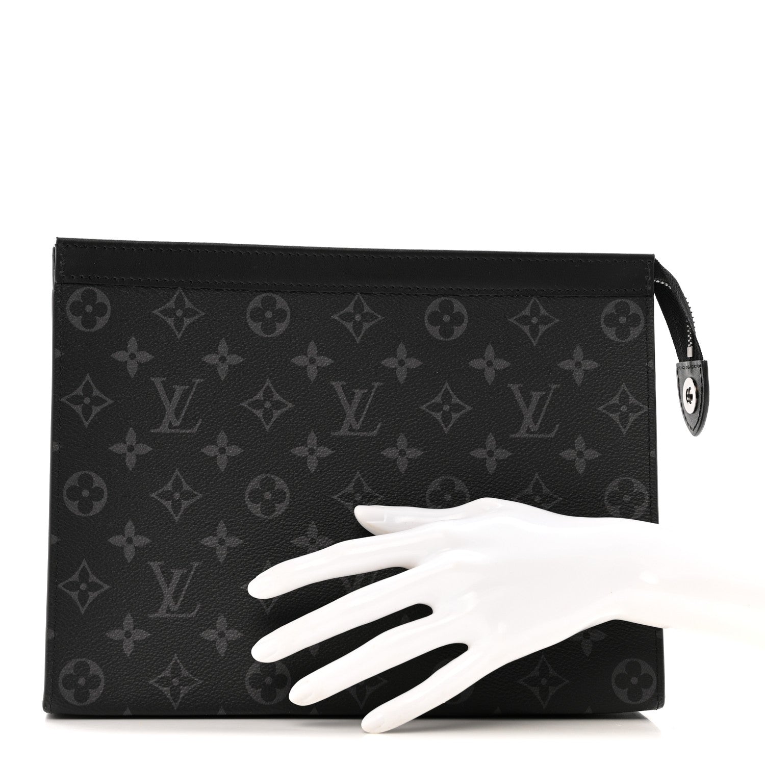 Louis Vuitton Monogram Eclipse Pochette Voyage MM 2 of 7