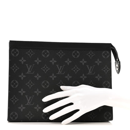 Louis Vuitton Monogram Eclipse Pochette Voyage MM 2 of 7