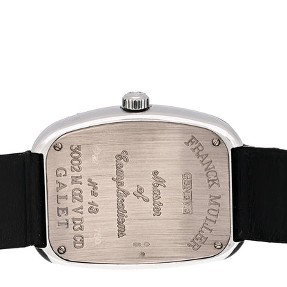 Franck Muller 18K White Gold Alligator Diamond Pave Galet 34mm Quartz Watch 3002 M QZ R D3 CD 4 of 5