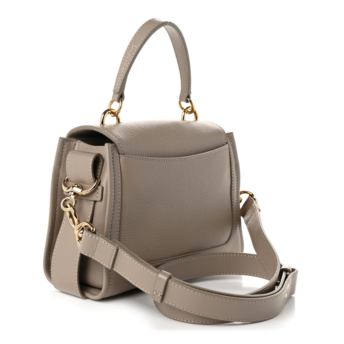 Calfskin Mini Tess Day Bag Motty Grey