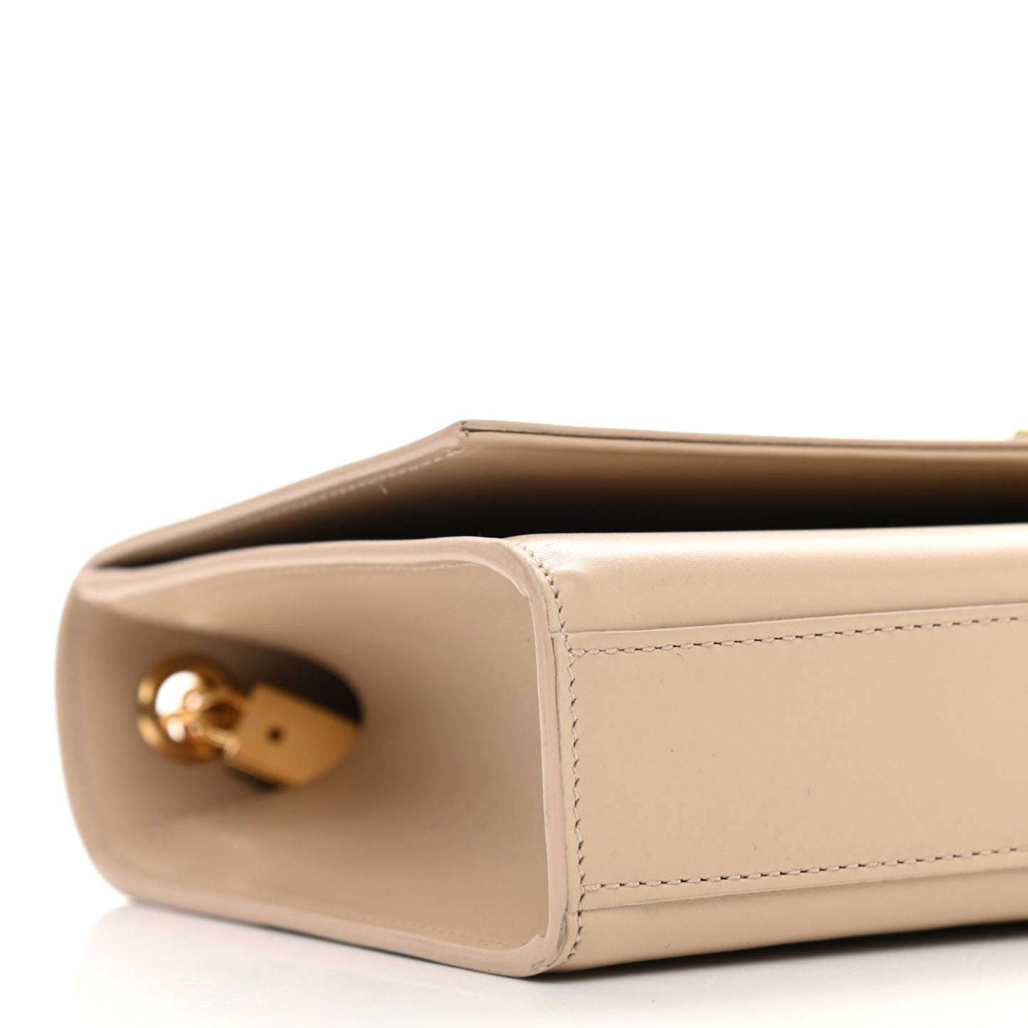 Smooth Calfskin Medium Classic Monogram Kate Tassel Satchel Nude Powder