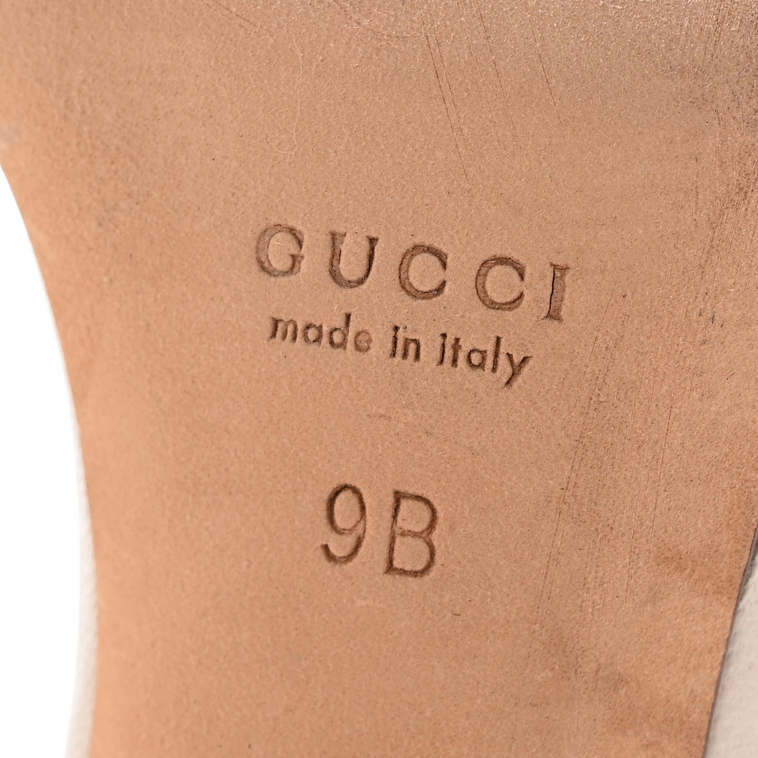 Gucci Monogram Bamboo Horsebit Sandals 9 Off White 7 of 11