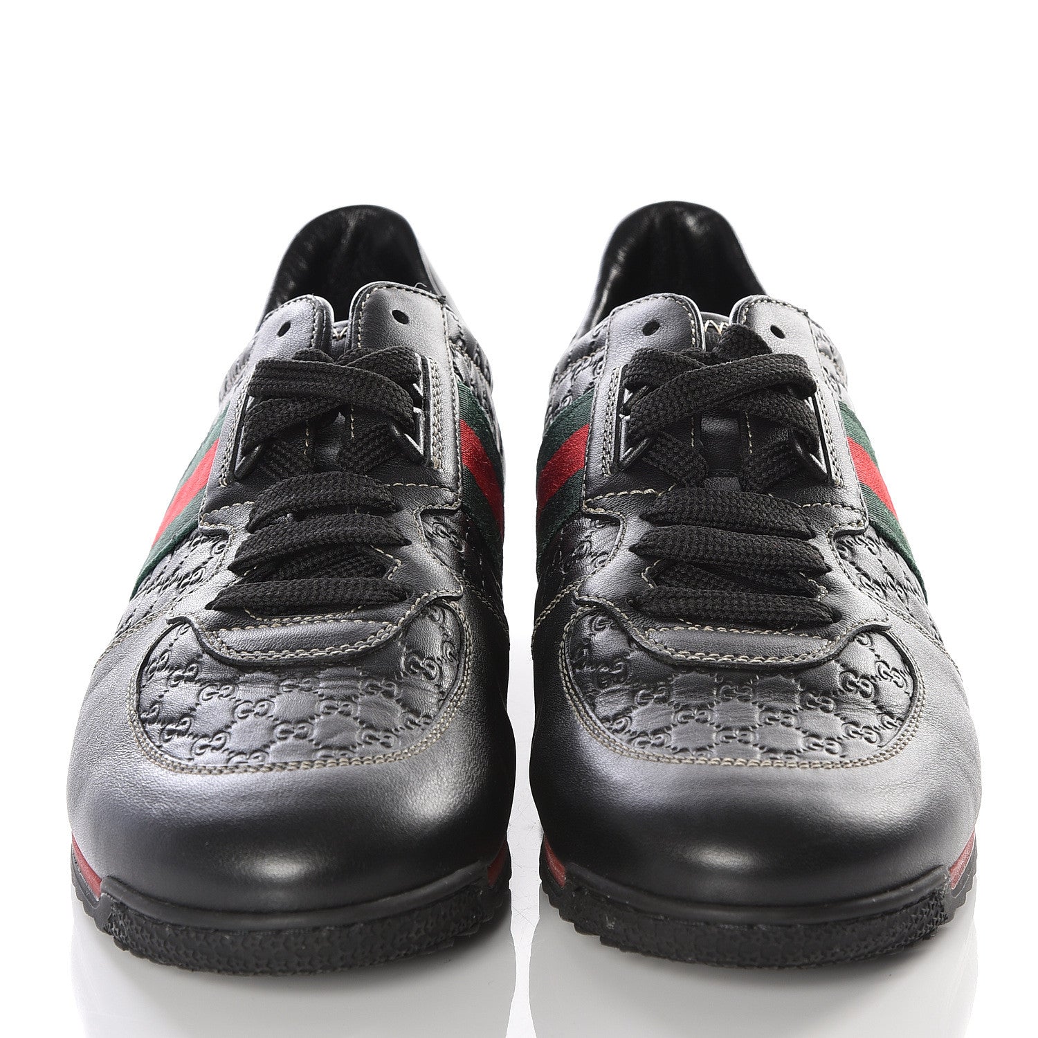 Gucci Microguccissima Web Sneakers 40 Black 3 of 13