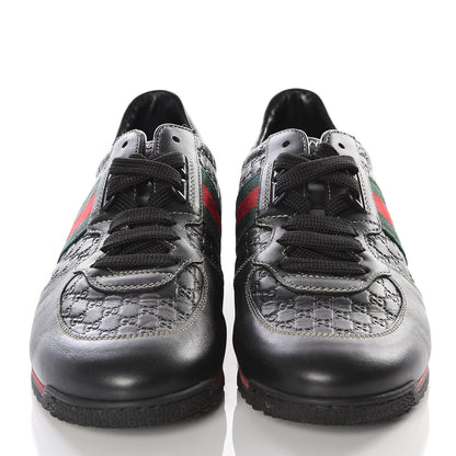 Gucci Microguccissima Web Sneakers 40 Black 3 of 13