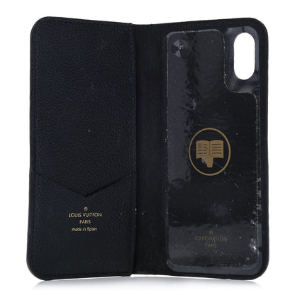 Louis Vuitton Empreinte iPhone X/XS Folio Case Black 7 of 10