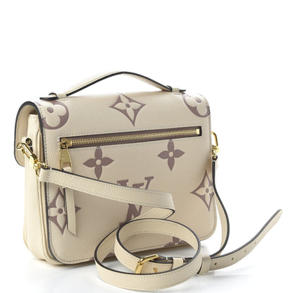 Louis Vuitton Empreinte Monogram Giant Pochette Metis Creme Bois De Rose 3 of 9
