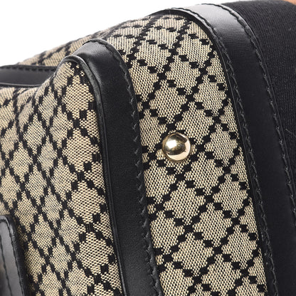 Gucci Diamante Vintage Web Small Boston Black 9 of 13