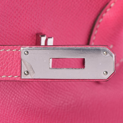 Hermes Epsom Candy Birkin 35 Rose Tyrien Rubis 12 of 41