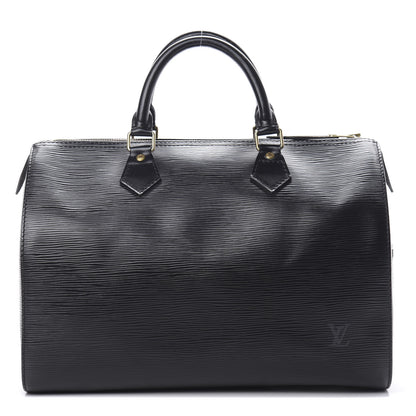 Louis Vuitton Epi Speedy 30 Black 1 of 14