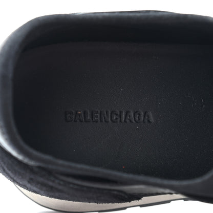 Balenciaga Mesh Calfskin Neoprene Suede Womens Race Runner Sneakers 40 Black 6 of 21