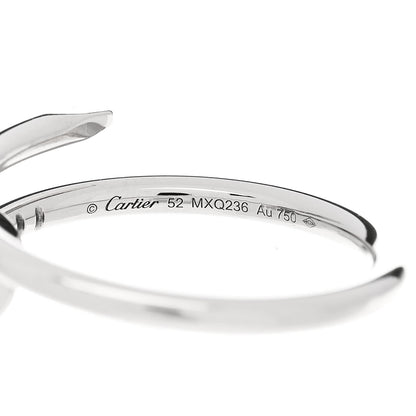 Cartier 18K White Gold Small Juste Un Clou Ring 52 6 4 of 6