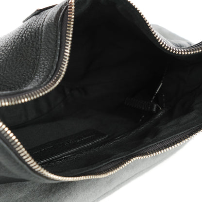 Alexander McQueen Calfskin De Manta Clutch Black 5 of 7