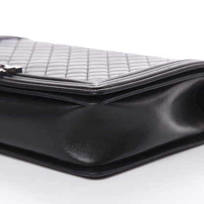 Chanel Lambskin Quilted Large Boy Flap Black 9 of 15