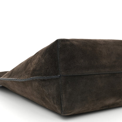 The Row Suede Wander Bag Brown 8 of 9