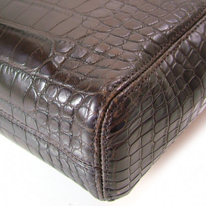 Chanel Matte Alligator Petit Shopper Cocoa 6 of 11