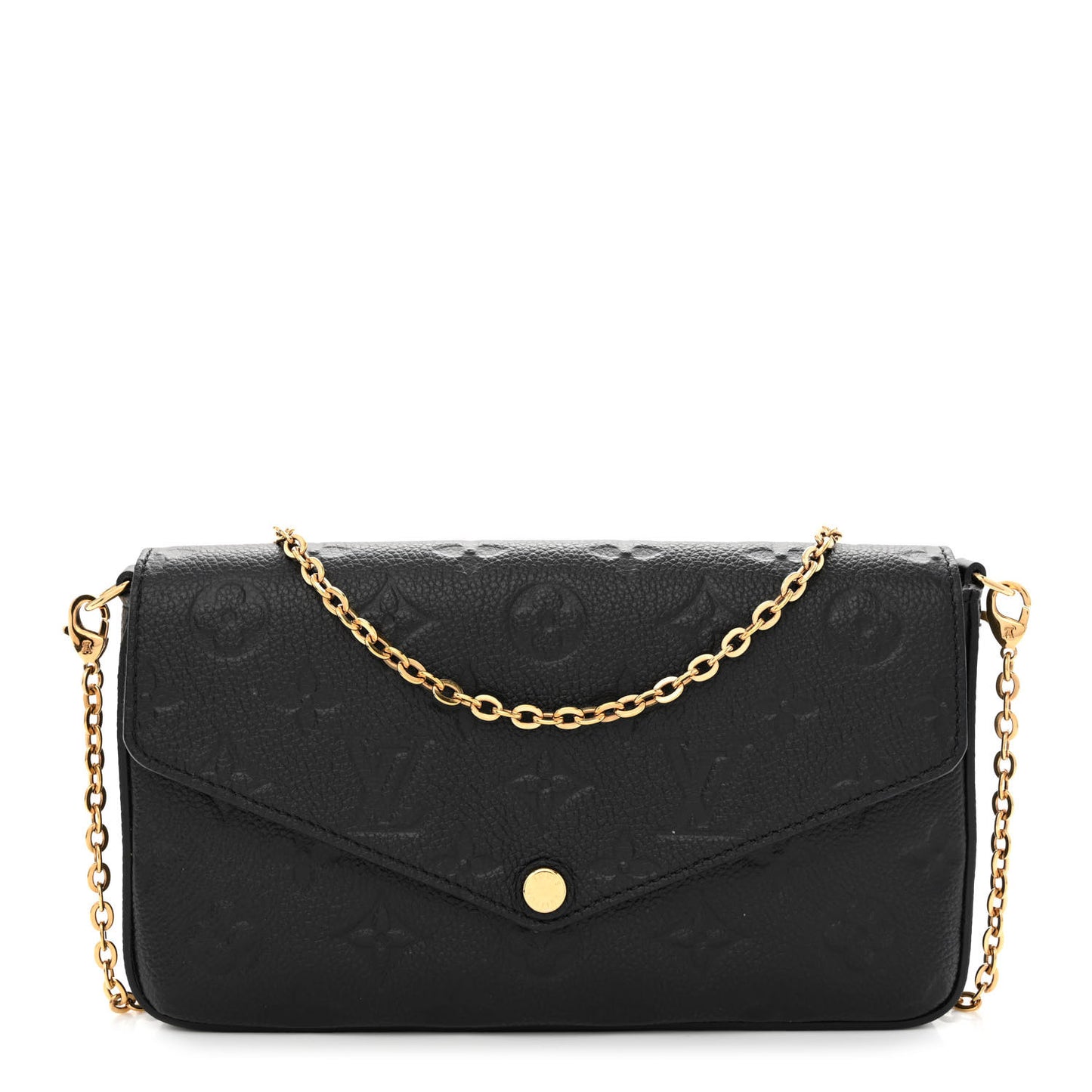 Empreinte Pochette Felicie Chain Wallet Black