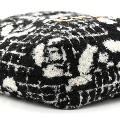 Chanel Cashmere Mini Chanel 22 Black White 9 of 10
