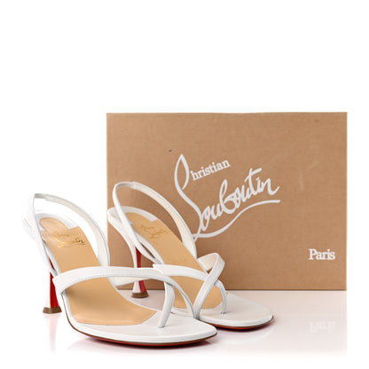 Christian Louboutin Kid Taralita 85 Thong Sandals 41.5 White 10 of 10