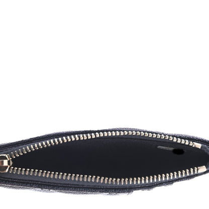 Chanel Iridescent Caviar Quilted Flap Zip Card Holder Black 4 of 4