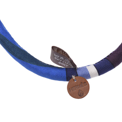Hermes Silk Collier En Soie Petit H Necklace 4 of 6